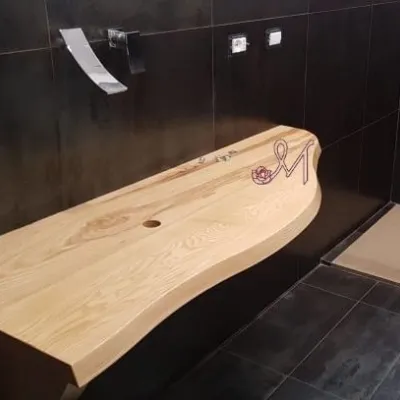 Arredamento bagno: mobile Mirandola nicola e cristano Mensolone bagno in legno in offerta