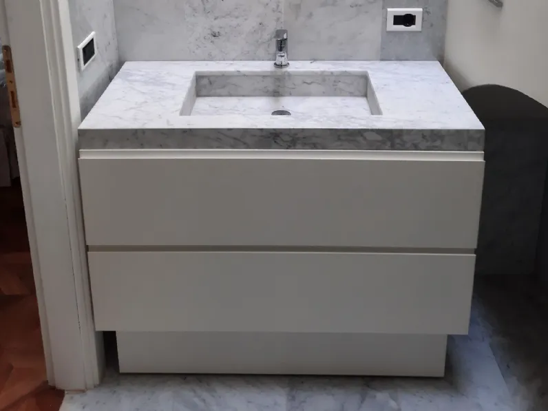 Arredamento bagno: mobile Mya design Valp carrara big a prezzo scontato