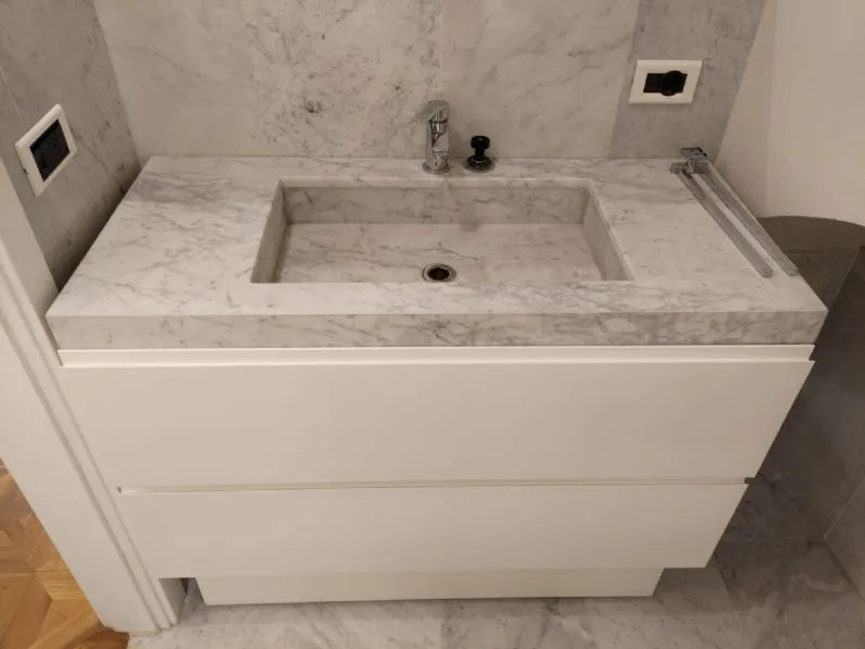Arredamento bagno: mobile Mya design Valp carrara big a prezzo scontato