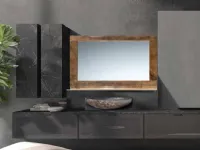 Mobile bagno sospeso Mobile bagno minimal industrial con lavabo piatra di Outlet etnico SCONTATO - 30%