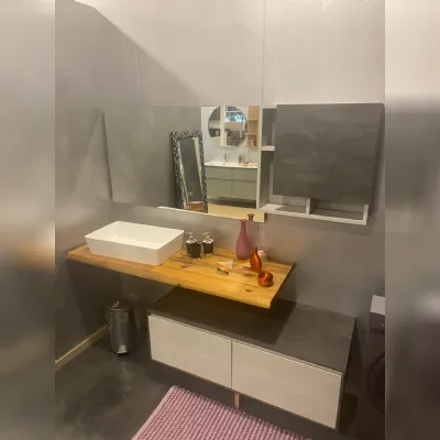 Mobile bagno moderno Cornici di Punto tre in OFFERTA OUTLET - 54%