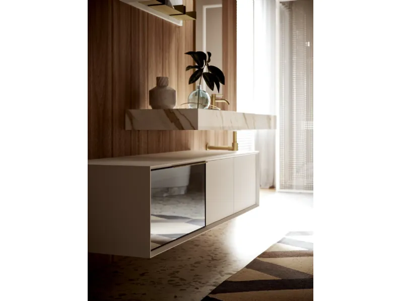Mobile bagno Sospeso Edge modula Punto tre scontato - 35%