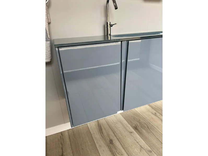 Mobile bagno in laccato lucido modello Lagu di Scavolini bathrooms in Offerta Outlet