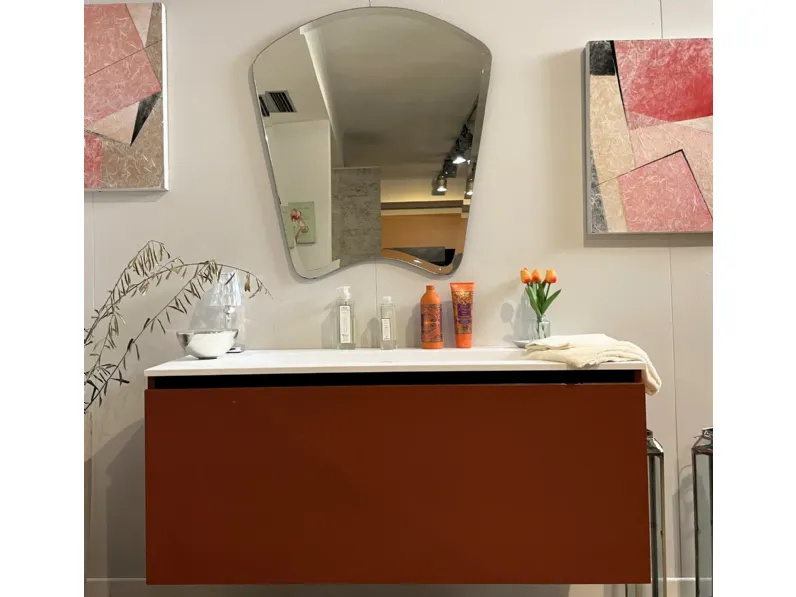 Mobile bagno in laccato opaco modello Miko di Scavolini in Offerta Outlet