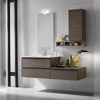 Arredamento bagno moderno: mobile bagno sospeso Compab in offerta