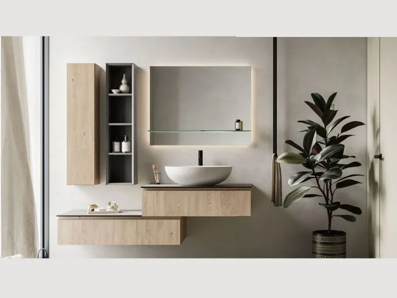 Mobile bagno sospeso Home plus 45 di Arbi SCONTATO - 23%