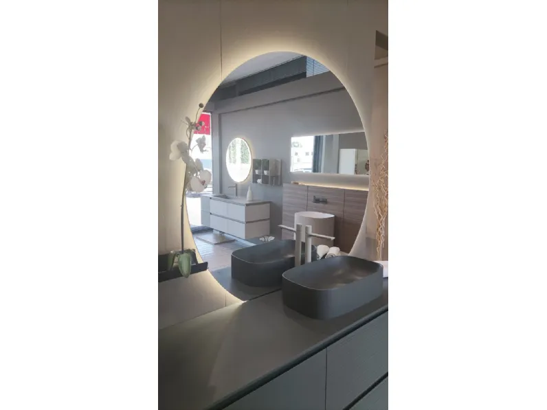 Mobile bagno in laccato opaco modello M3 system di Baxar in Offerta Outlet