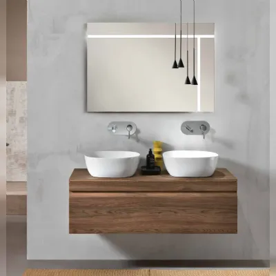 ARREDO BAGNO Modo 10: mobile SCONTATO in OFFERTA OUTLET - 39%