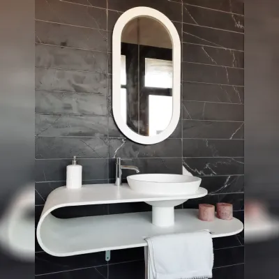 Mobile bagno Sospeso Saturno Mya design scontato - 30%