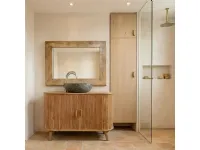 Arredamento bagno: mobile Nuovi mondi collection Mobile  bagno oval in vero legno  in Offerta Outlet