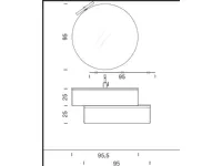 Mobile bagno sospeso B go di Compab SCONTATO - 25%