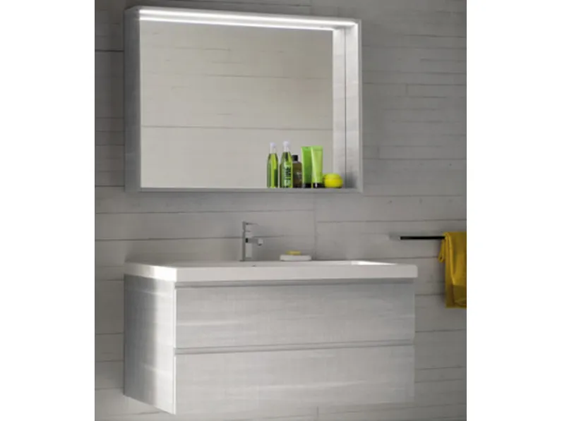 Mobile bagno Moderno Sospeso in laminato di Compab