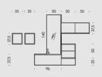 Bg55 Compab: mobile da bagno A PREZZI OUTLET