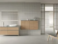 Mobile bagno in legno modello Bik 05 di Artigianale a prezzo Outlet