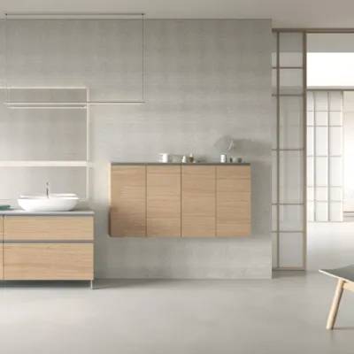 Mobile bagno in legno modello Bik 05 di Artigianale a prezzo Outlet