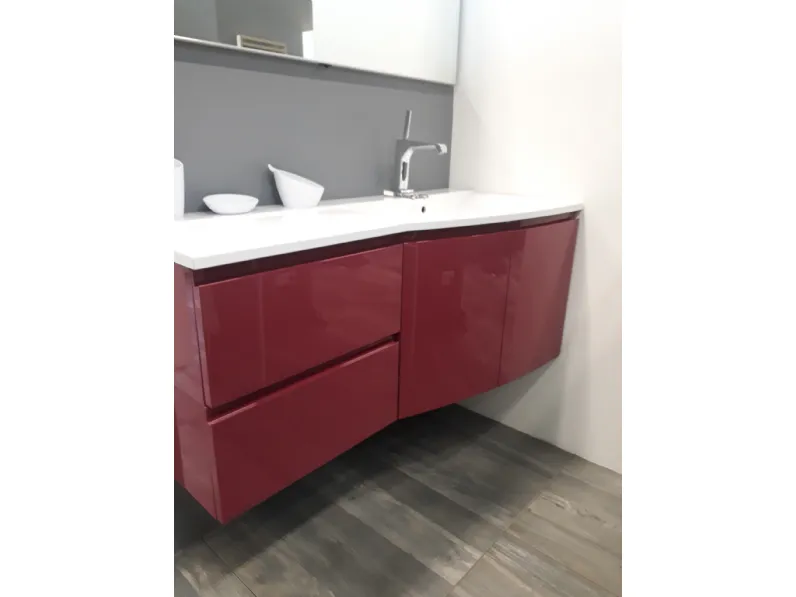E.ly gola lampone lucido Arcom: mobile da bagno A PREZZI OUTLET