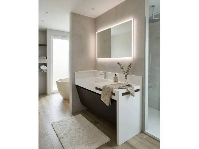 Mobile bagno a terra Magnolia di Mya design SCONTATO - 30%