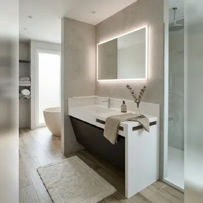 Mobile bagno a terra Magnolia di Mya design SCONTATO - 30%