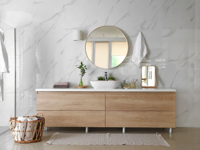 Mobile arredo bagno A terra Artigianale Mobilike wilson scontati