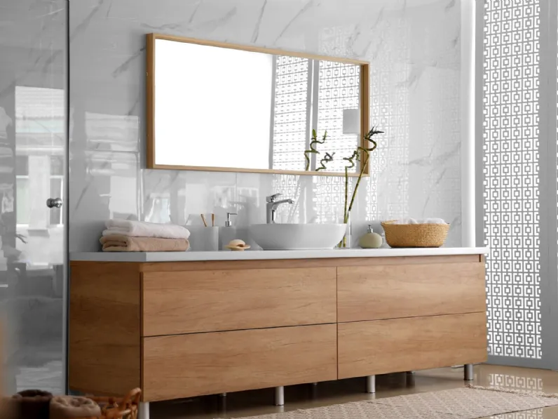 Mobile bagno A terra Mobilike wilson Artigianale scontato - 30%