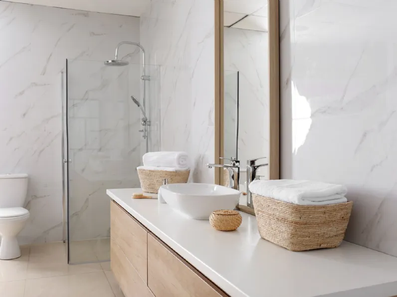 Mobile bagno A terra Mobilike wilson Artigianale scontato - 30%