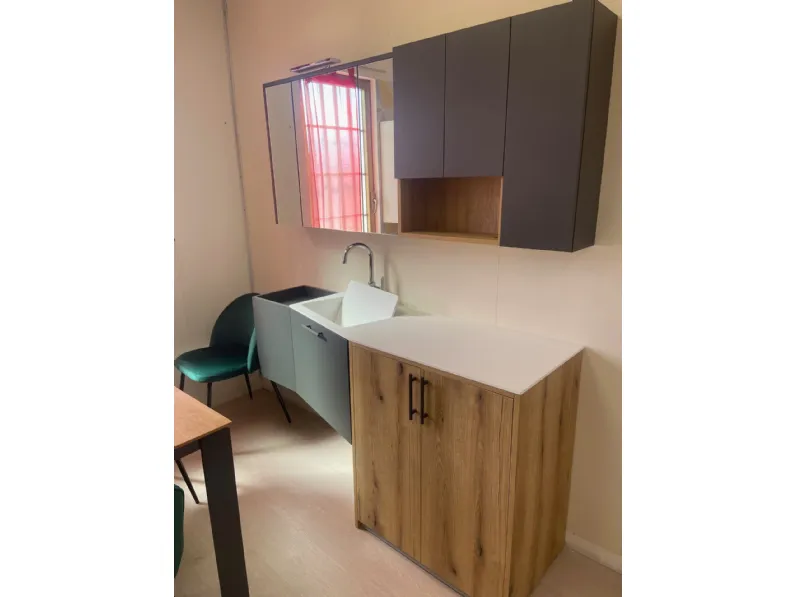 Mobile arredo bagno A terra Cerasa Regola in svendita