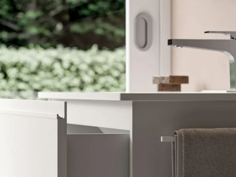 Mobile arredo bagno A terra Idea group System a prezzo scontato