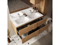 Mobile arredo bagno A terra Md work Bagno doppio lavabo come foto  con sconto