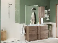 Mobile arredo bagno A terra Md work Bagno doppio lavabo come foto  con sconto
