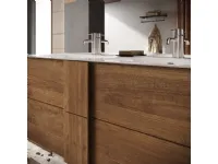 Mobile arredo bagno A terra Md work Bagno doppio lavabo come foto  con sconto