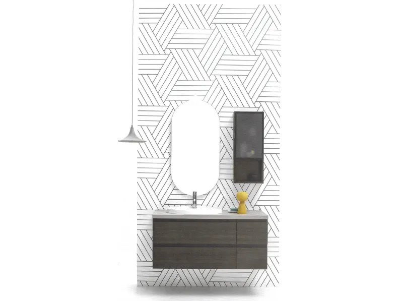 Mobile arredo bagno Sospeso Arbi Linea  con sconto