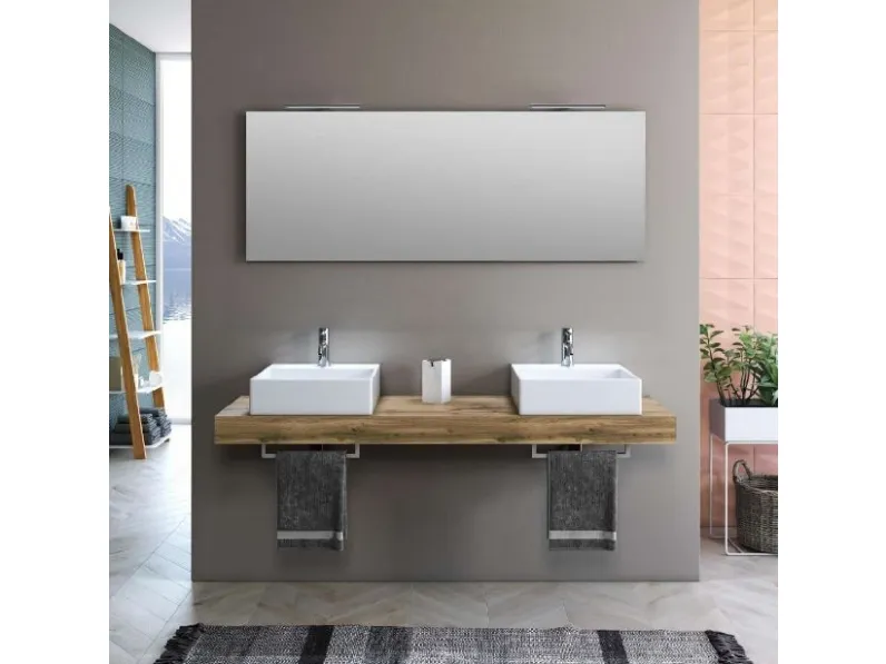 Mobile arredo bagno Sospeso Artigianale Suf a prezzo conveniente