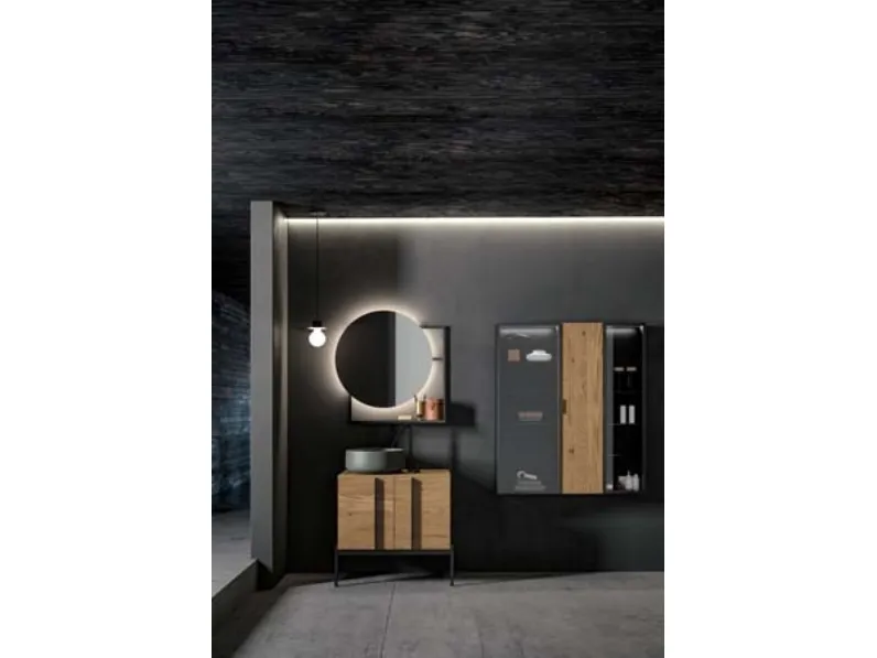 Mobile arredo bagno Sospeso Birex Sidero a prezzo scontato