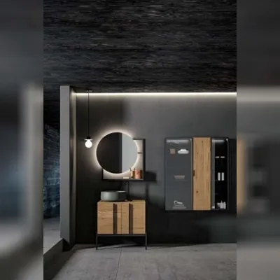 Mobile arredo bagno Sospeso Birex Sidero a prezzo scontato