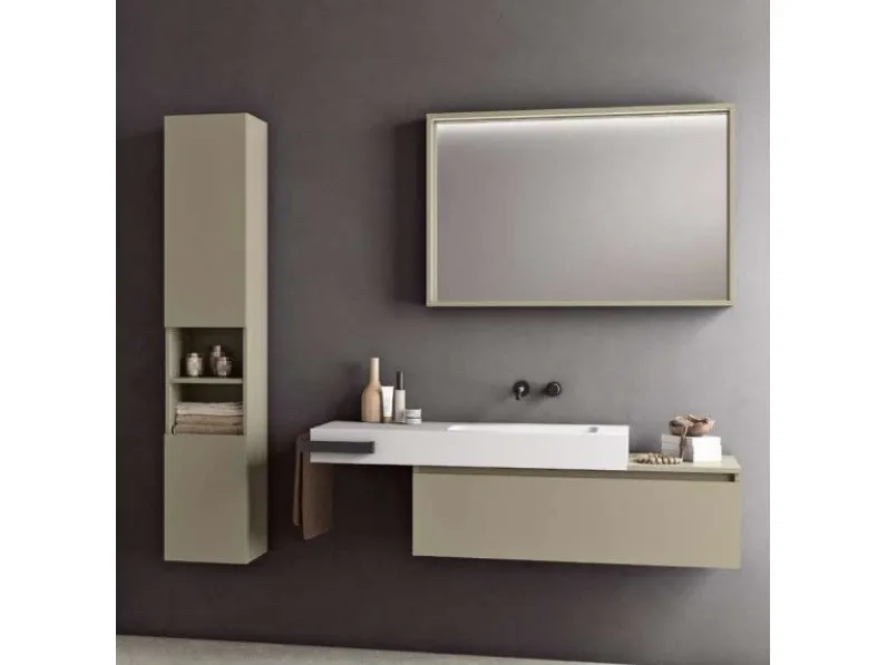 Segno 4 Cerasa: mobile bagno sospeso A PREZZI OUTLET