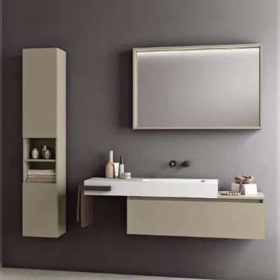 Segno 4 Cerasa: mobile bagno sospeso A PREZZI OUTLET