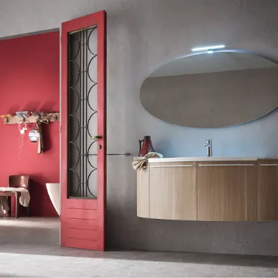 Mobile arredo bagno sospeso Compab B.04 a prezzi scontati