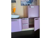 Arredamento bagno: mobile Compab Bagno curvo lilla a prezzi convenienti