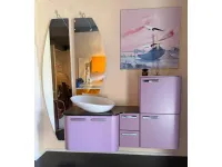 Arredamento bagno: mobile Compab Bagno curvo lilla a prezzi convenienti