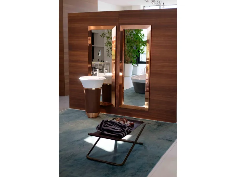 Mobile arredo bagno Sospeso Falper Specchio contenitore george a prezzo scontato