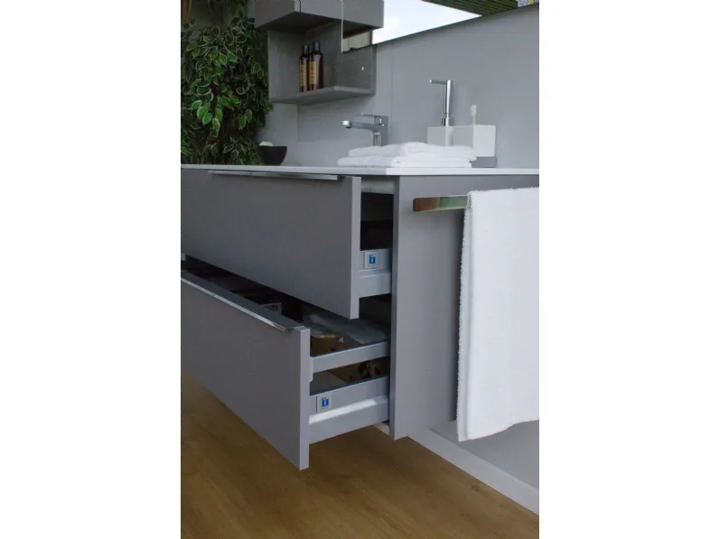 Mobile arredo bagno Sospeso Idealbagni Ibey con sconto