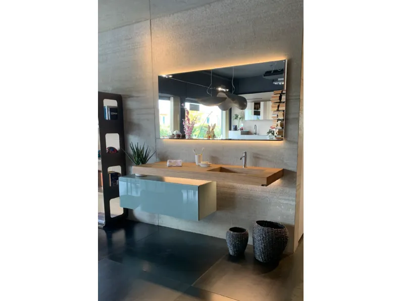 Composizione depth Lago: mobile bagno sospeso A PREZZI OUTLET