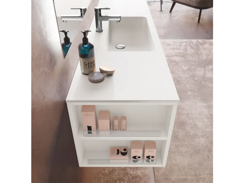 Arredamento bagno: mobile Punto tre Composizione u&d 02 in Offerta Outlet