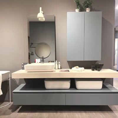 Mobile bagno in laccato opaco modello Qi di Scavolini bathrooms in Offerta Outlet