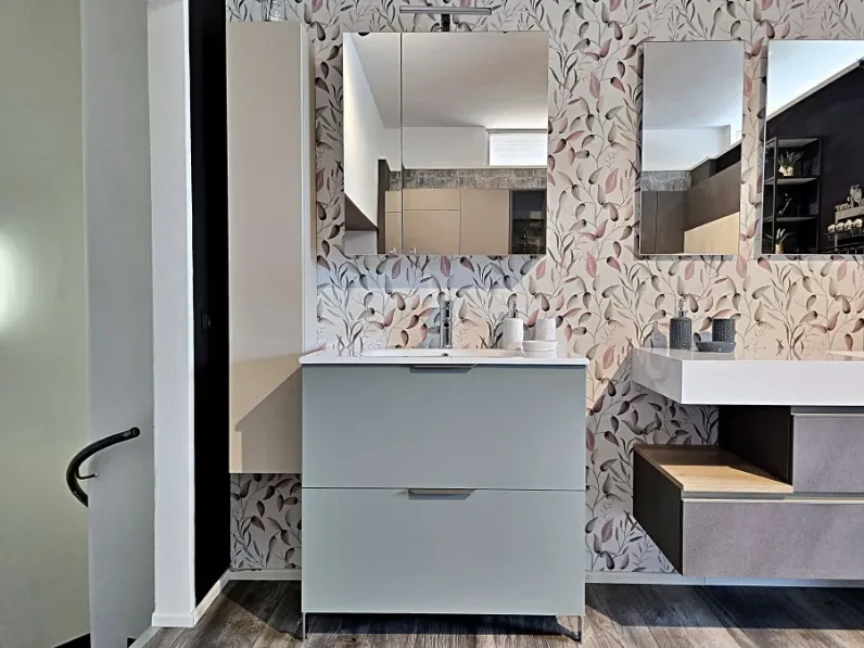 Mobile bagno in laminato modello B201 di Compab in Offerta Outlet