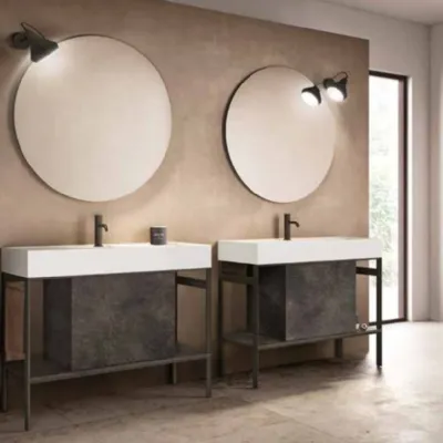 Mobile bagno A terra Carta/segno Cerasa con forte sconto