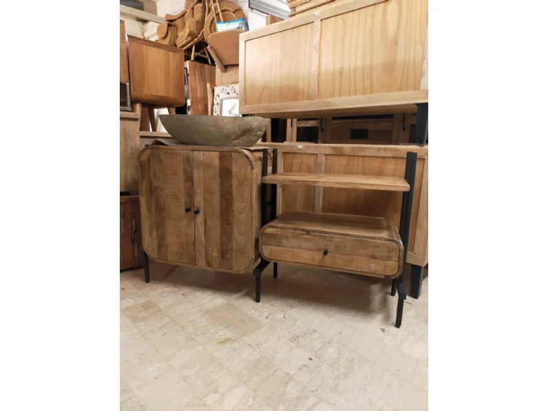 Mobile bagno Credenza east Outlet etnico SCONTATO a PREZZI OUTLET
