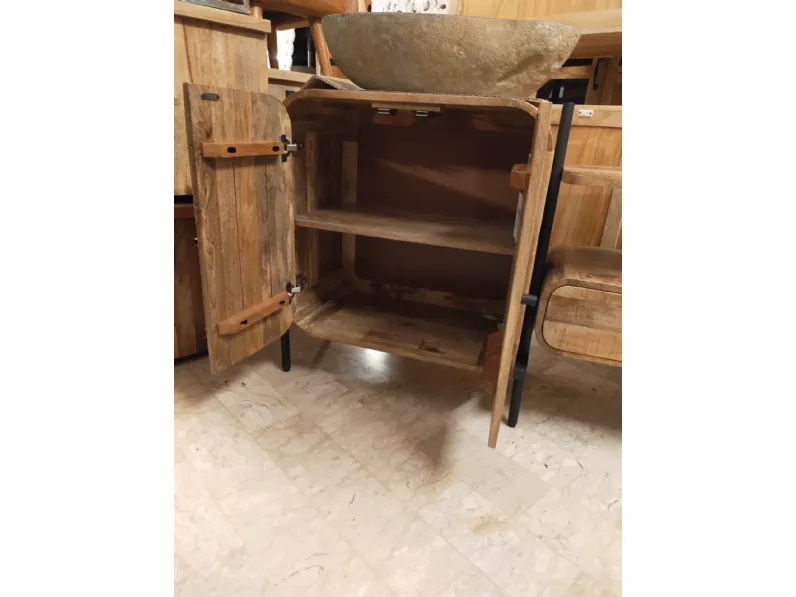 Mobile bagno Credenza east Outlet etnico SCONTATO a PREZZI OUTLET