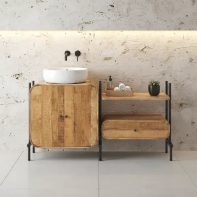 Mobile bagno A terra Credenza east Outlet etnico a prezzi convenienti