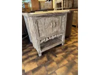 Mobile bagno design Mobile consolle bagno teak decapato di Outlet etnico in OFFERTA OUTLET - 33%